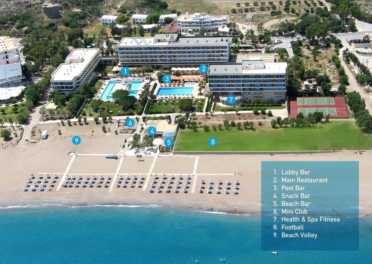 Blue Sea Beach Resort Faliraki Bagian luar foto